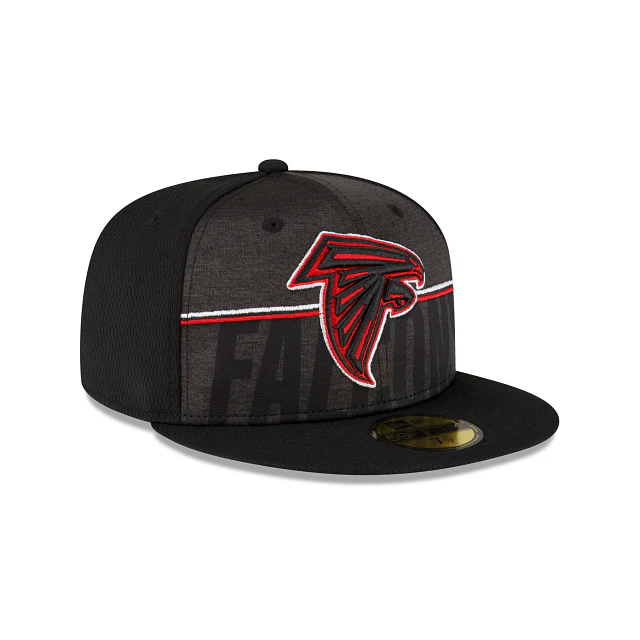 New Era Atlanta Falcons 2023 Training Black 59FIFTY Fitted Hat - Image 3