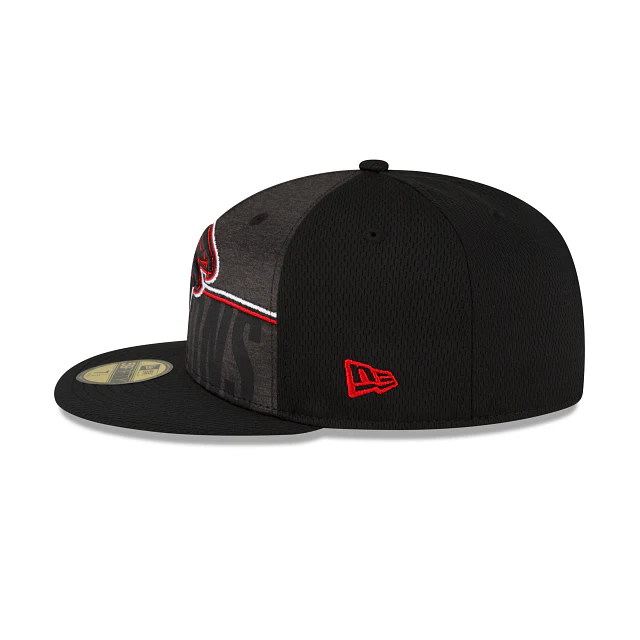 New Era Atlanta Falcons 2023 Training Black 59FIFTY Fitted Hat - Image 4