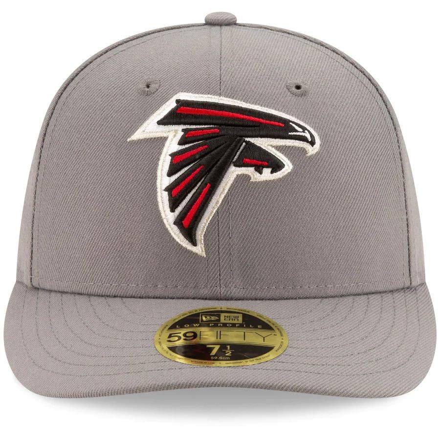New Era Atlanta Falcons Graphite Storm Low Profile 59FIFTY Fitted Hat - Image 2