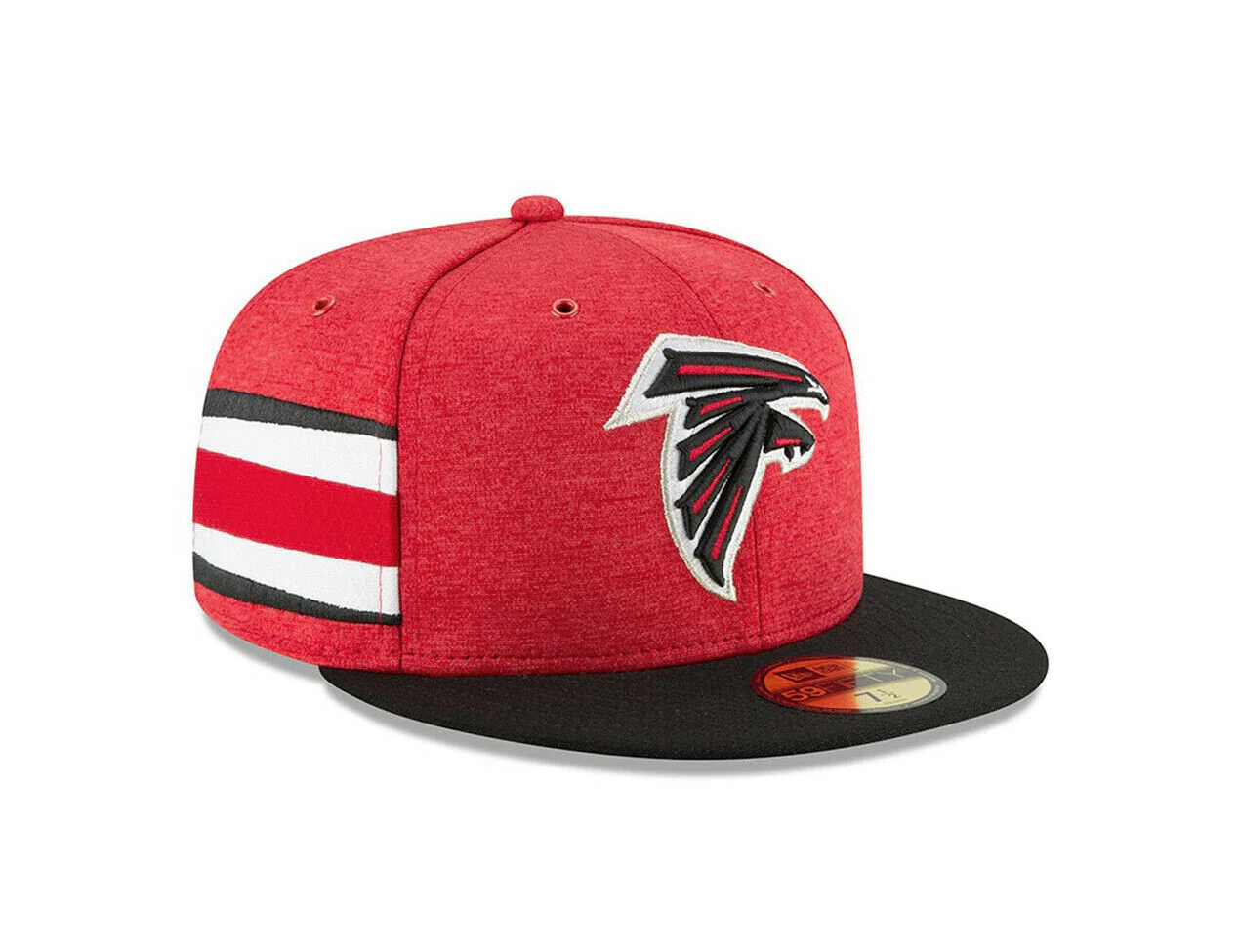 New Era Atlanta Falcons Red Heather Sideline 59FIFTY Fitted Hat - Image 4