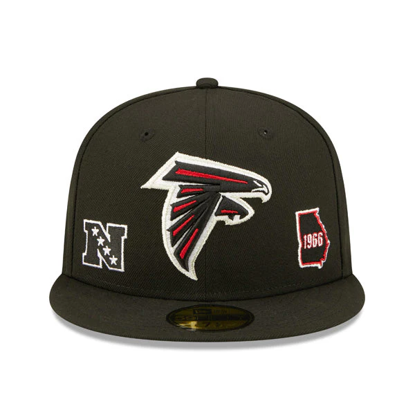 New Era Atlanta Falcons Team Identity 59FIFTY Fitted Hat - Image 2