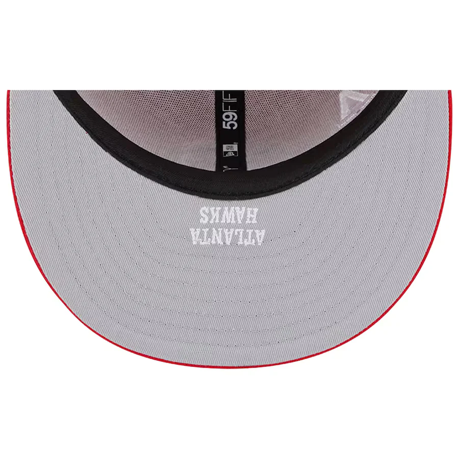 New Era Atlanta Hawks Side Arch Jumbo 59FIFTY Fitted Hat - Image 2