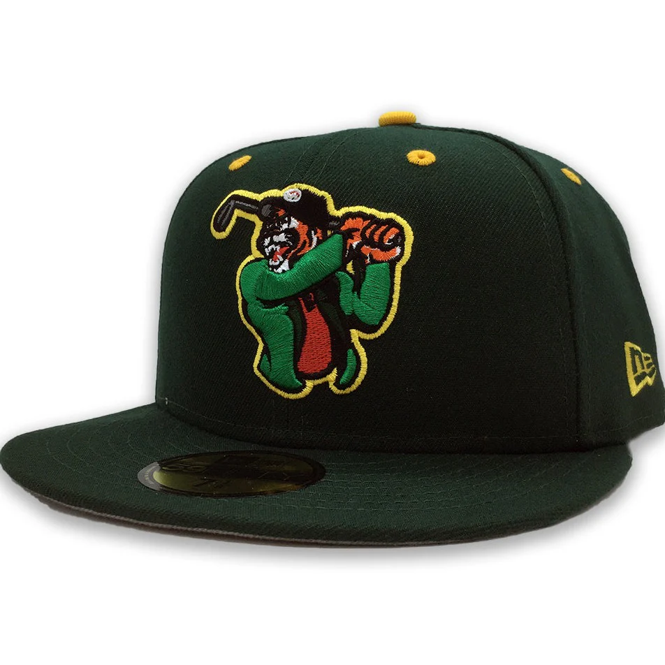 New Era Augusta Tigers Dark Green/Yellow 59FIFTY Fitted Hat