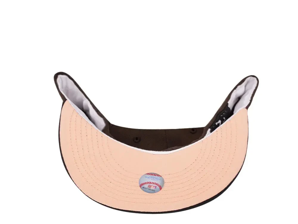 New Era Baltimore Orioles 25th Anniversary Coffee Peach 59FIFTY Fitted Hat - Image 2