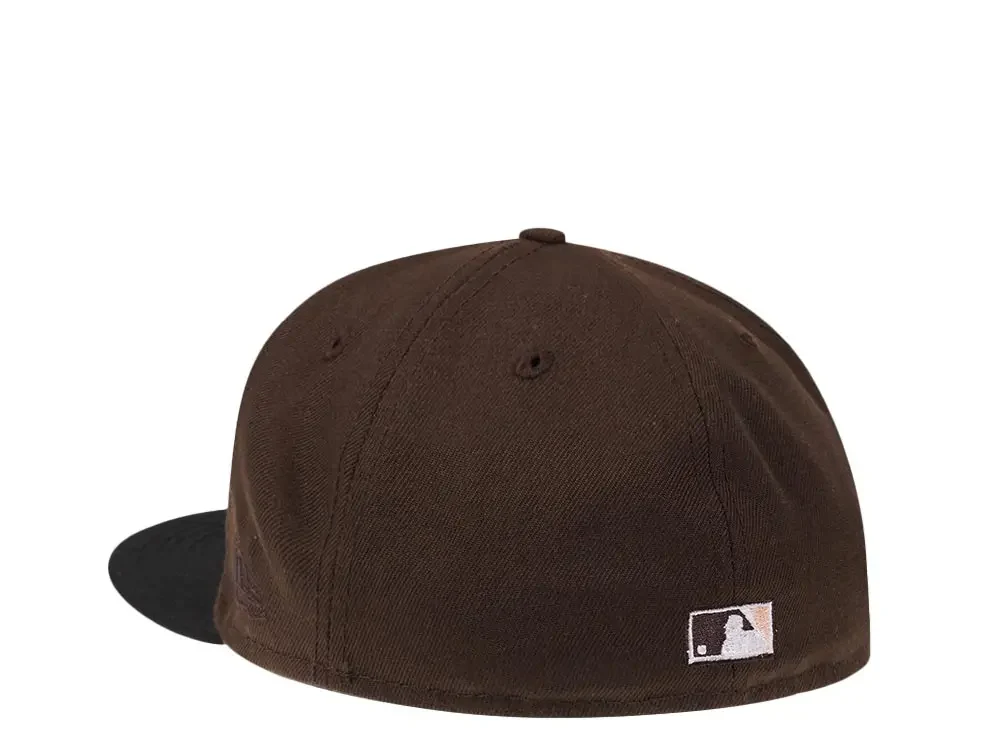 New Era Baltimore Orioles 25th Anniversary Coffee Peach 59FIFTY Fitted Hat - Image 3