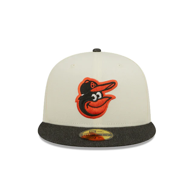 New Era Baltimore Orioles Black Denim 2022 59FIFTY Fitted Hat - Image 2