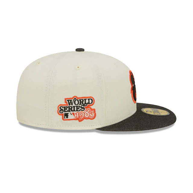 New Era Baltimore Orioles Black Denim 2022 59FIFTY Fitted Hat - Image 4