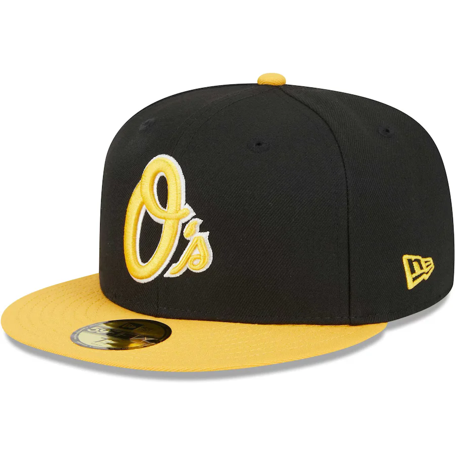 New Era Baltimore Orioles Black/Gold 2023 59FIFTY Fitted Hat - Image 4