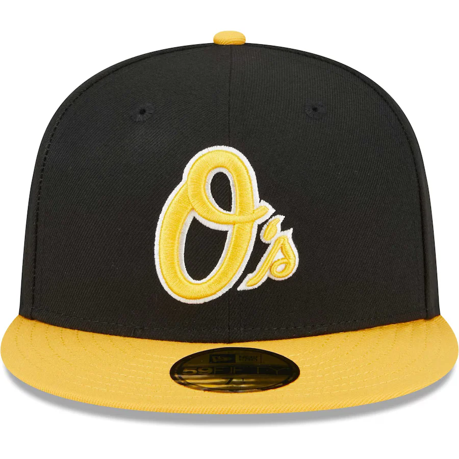 New Era Baltimore Orioles Black/Gold 2023 59FIFTY Fitted Hat - Image 5