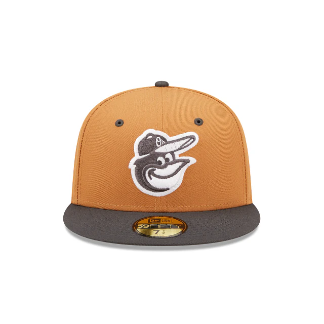 New Era  Baltimore Orioles Color Pack Tan 2022 59FIFTY Fitted Hat - Image 2