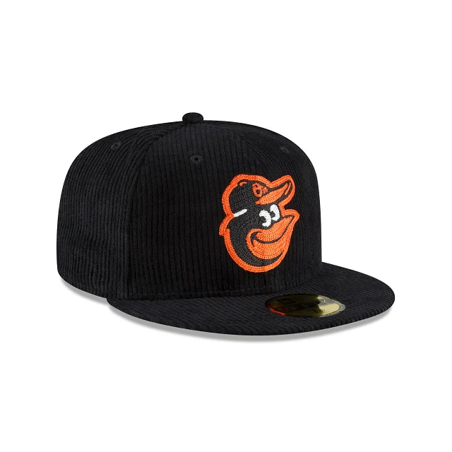 New Era Baltimore Orioles Corduroy 59fifty Fitted Hat - Image 3