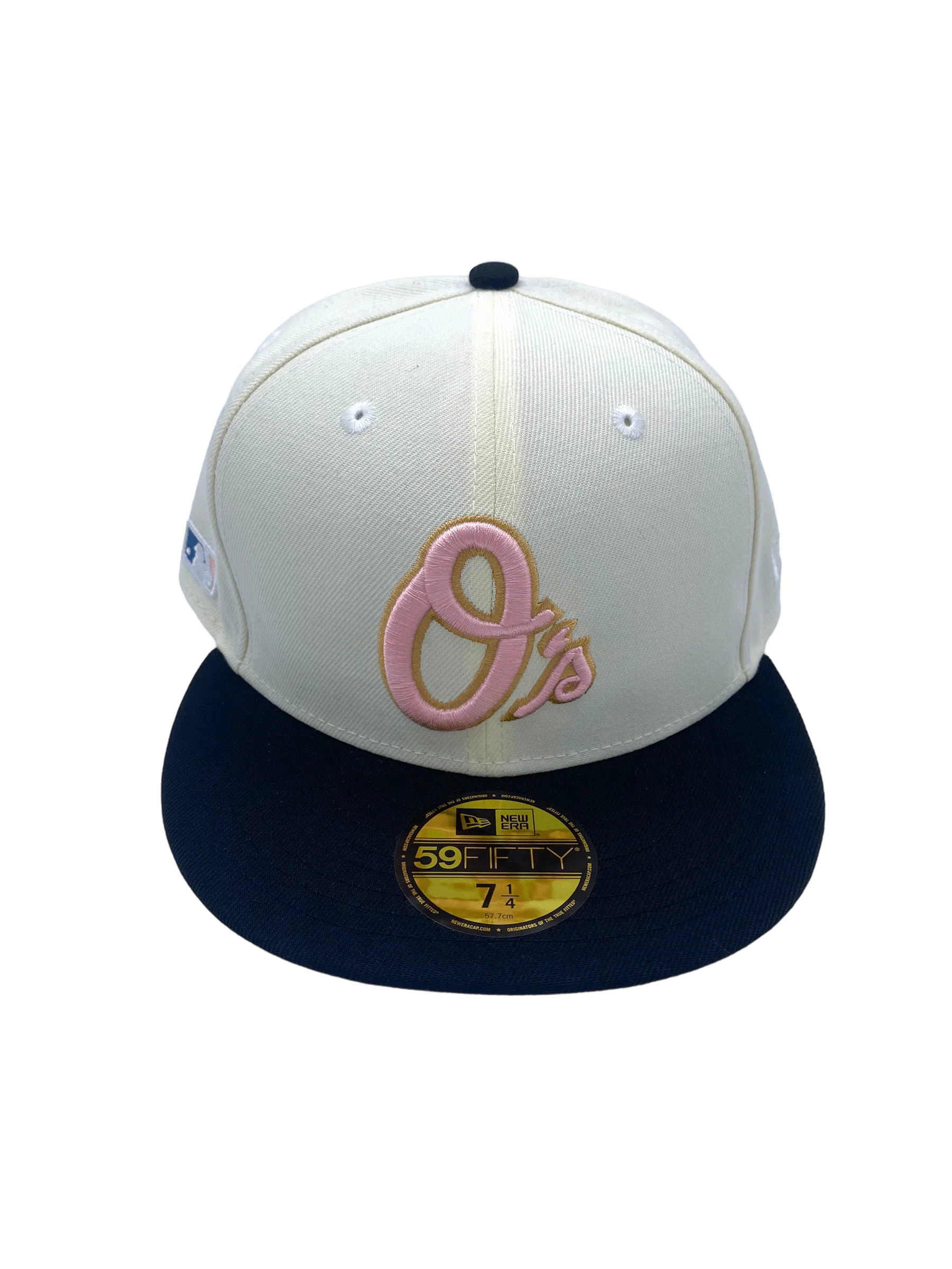 New Era Baltimore Orioles Cream/Black 'MP6' 59FIFTY Fitted Hat - Image 3