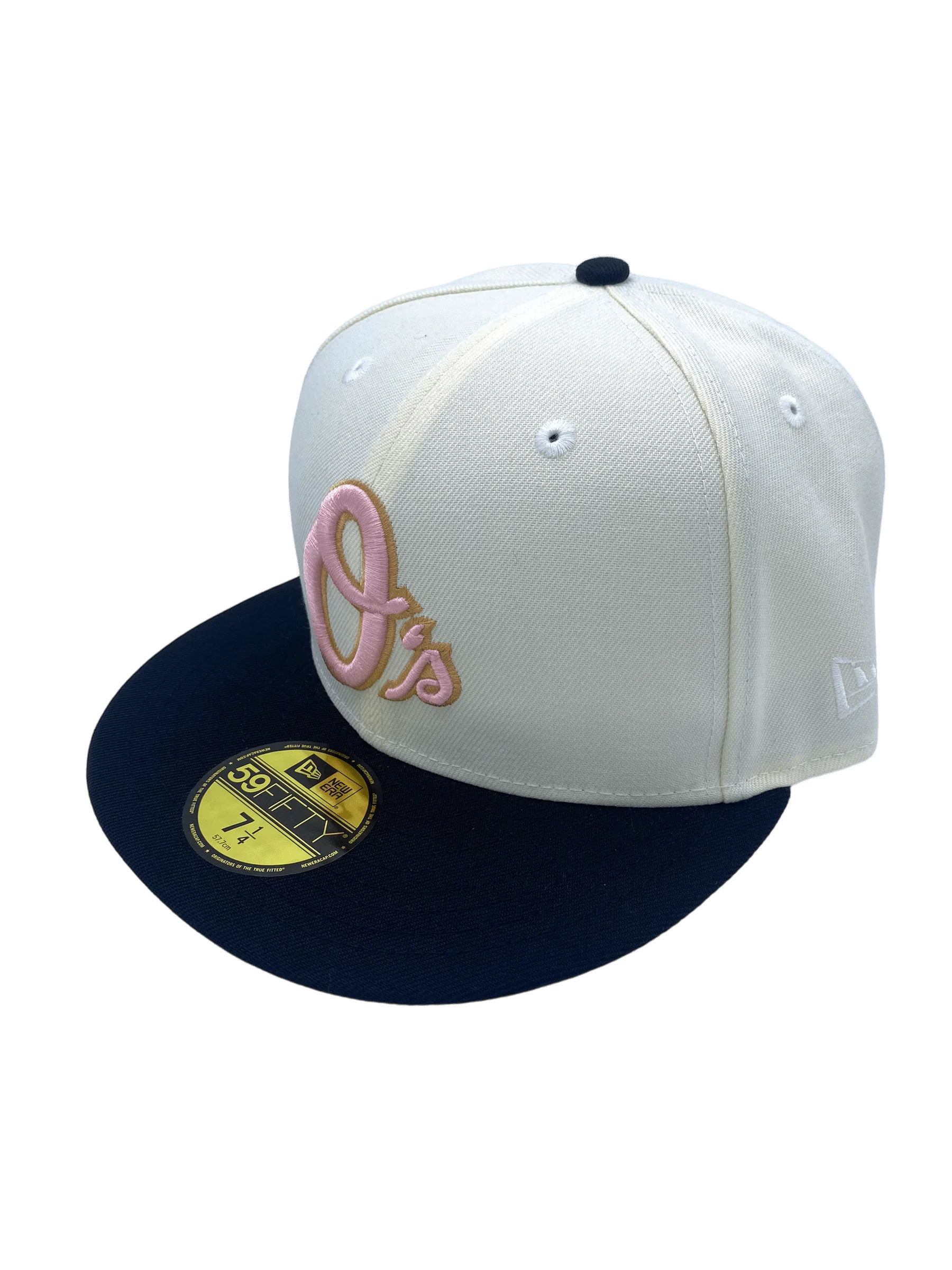 New Era Baltimore Orioles Cream/Black 'MP6' 59FIFTY Fitted Hat - Image 4