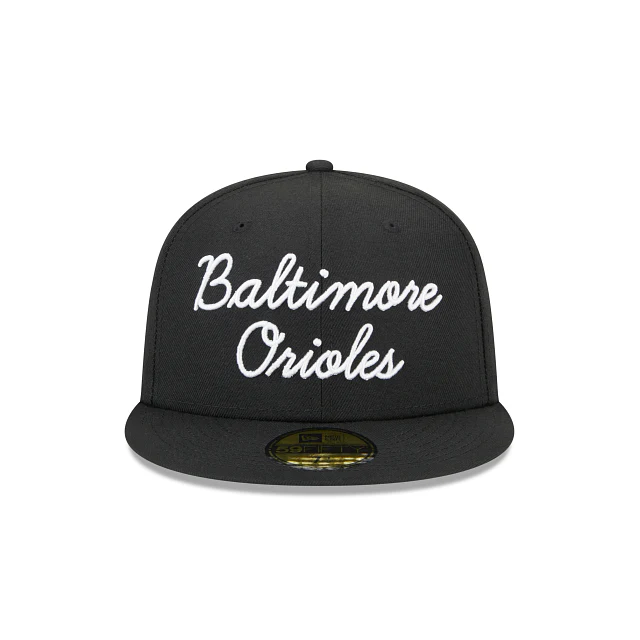 New Era Baltimore Orioles Fairway Script 2023 59FIFTY Fitted Hat - Image 2