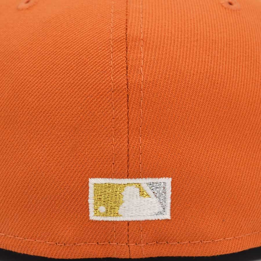 New Era Baltimore Orioles Flight Orange/Black 60th Anniversary 59FIFTY Fitted Hat - Image 5