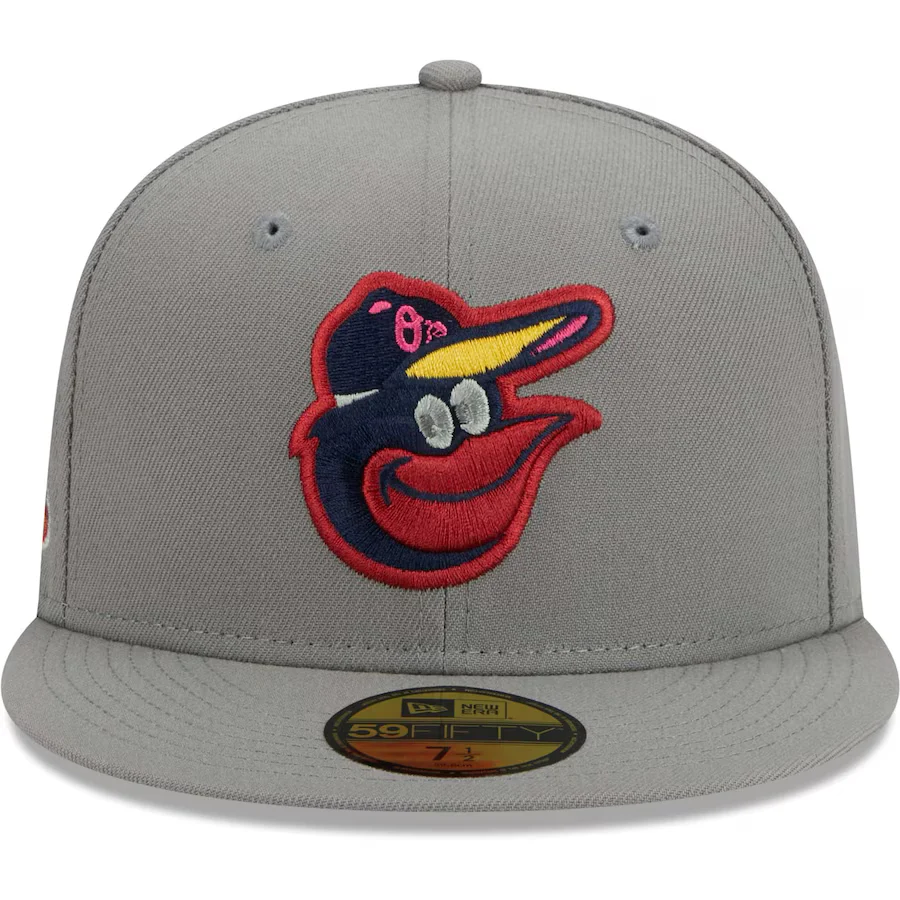 New Era Baltimore Orioles Gray Color Pack 2023 59FIFTY Fitted Hat - Image 5