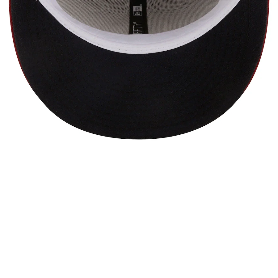 New Era Baltimore Orioles Gray/Red 50th Anniversary Navy Undervisor 59FIFTY Fitted Hat - Image 2