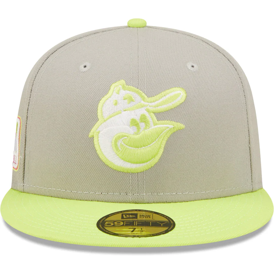New Era Baltimore Orioles Gray Third World Series Cyber 59FIFTY Fitted Hat - Image 3