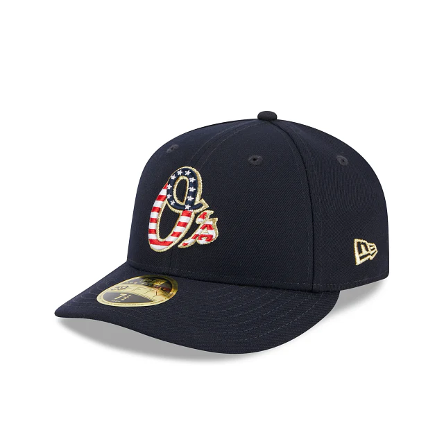 New Era Baltimore Orioles Independence Day 2023 Low Profile 59FIFTY Fitted Hat - Image 3