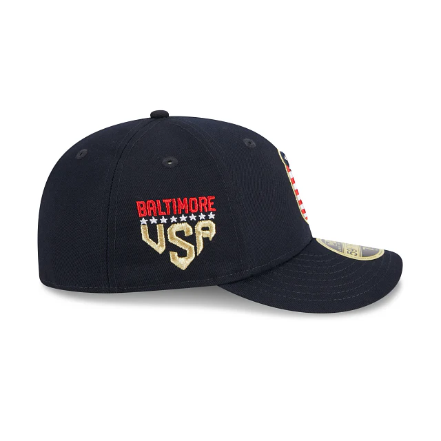 New Era Baltimore Orioles Independence Day 2023 Low Profile 59FIFTY Fitted Hat - Image 4
