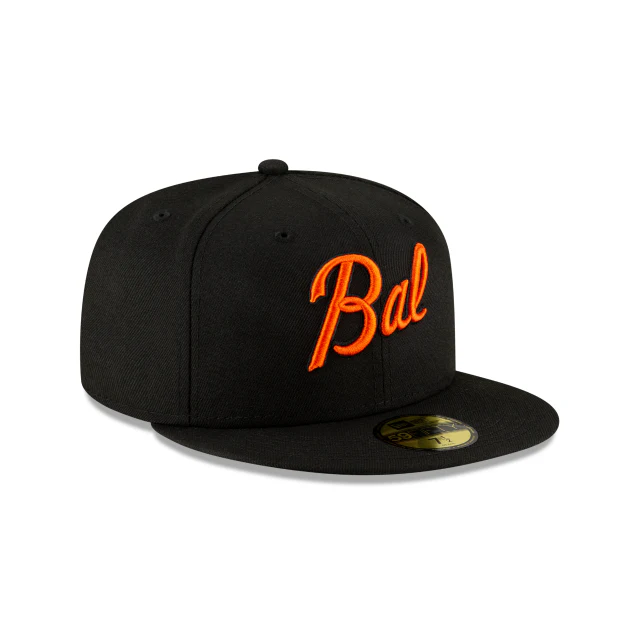 New Era Baltimore Orioles Ligature 59Fifty Fitted Hat - Image 3