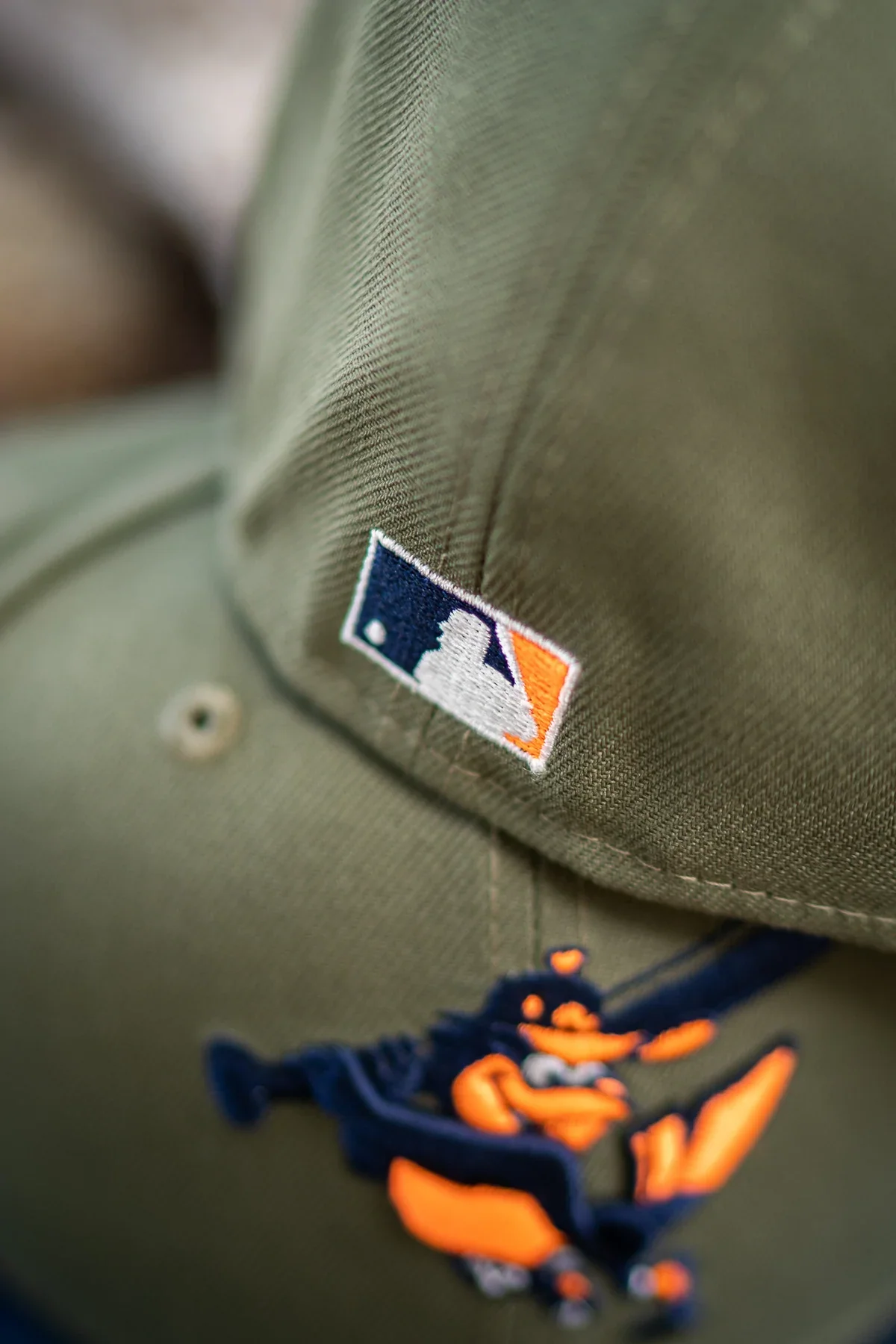New Era Baltimore Orioles Olive/Navy 50th Anniversary Rust UV 59FIFTY Fitted Hat - Image 5