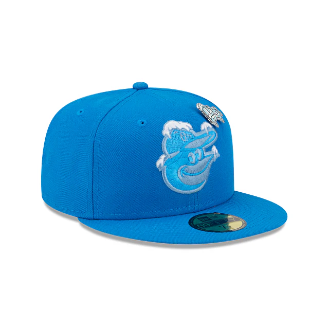 New Era Baltimore Orioles Snow Day 2022 59FIFTY Fitted Hat - Image 3