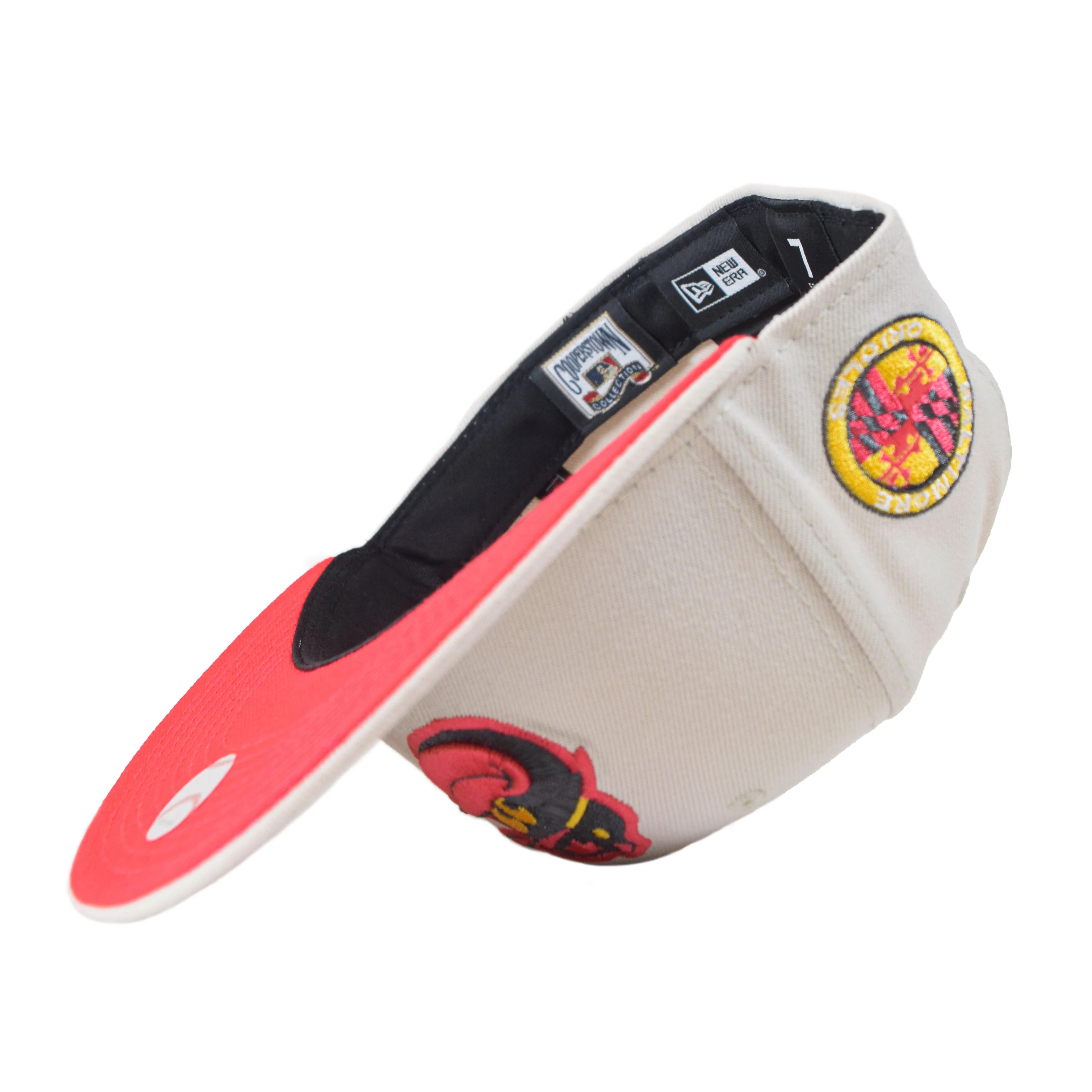 New Era Baltimore Orioles Stone Fluorescent Pink UV 59FIFTY Fitted Hat - Image 2
