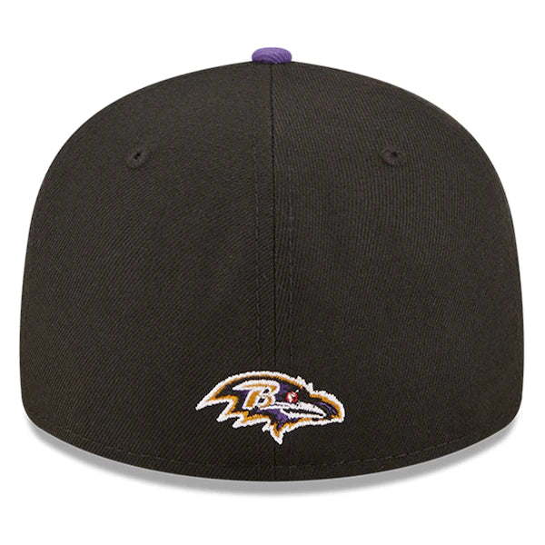 New Era Baltimore Ravens  Black/Purple 2022 NFL Draft Low Profile 59FIFTY Fitted Hat - Image 4