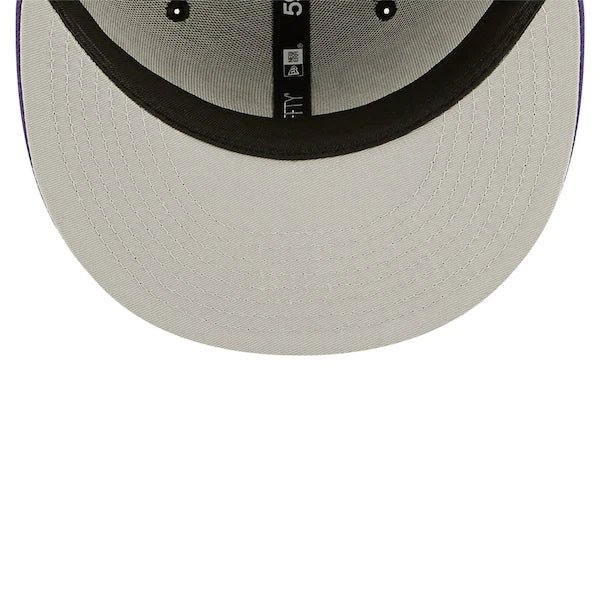 New Era Baltimore Ravens  Black/Purple 2022 NFL Draft On Stage 59FIFTY Fitted Hat - Image 5
