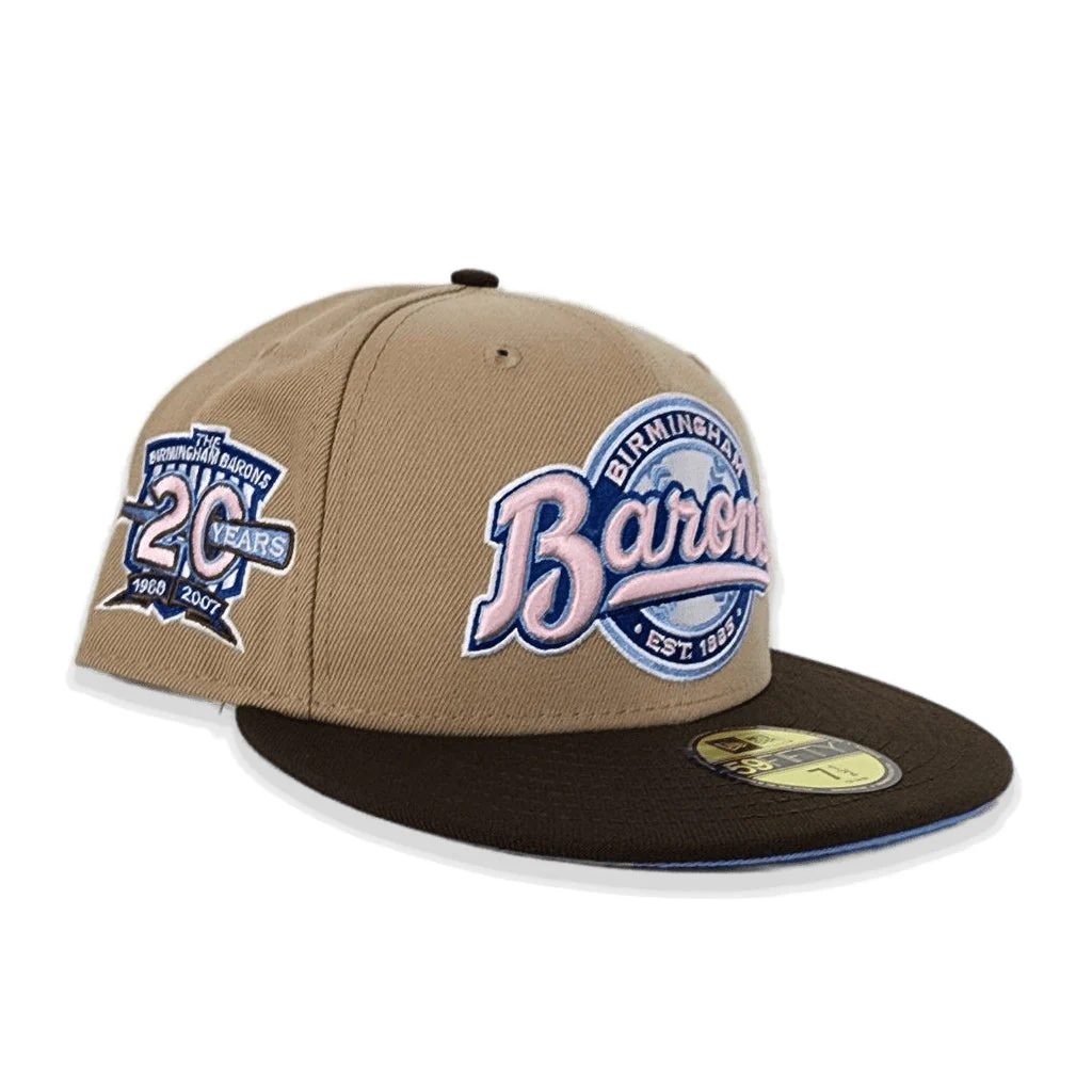 New Era Birmingham Barons Tan/Brown 20 Years 59FIFTY Fitted Hat - Image 3