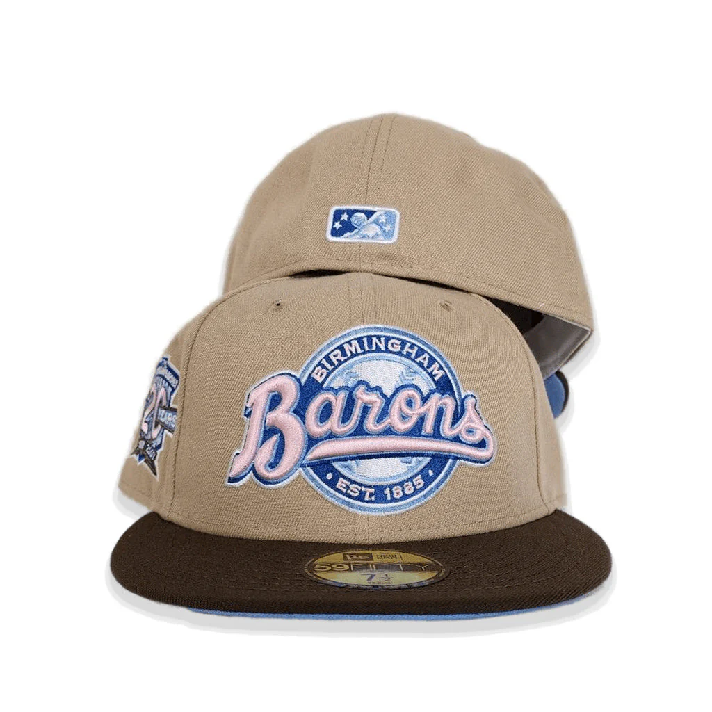 New Era Birmingham Barons Tan/Brown 20 Years 59FIFTY Fitted Hat - Image 5