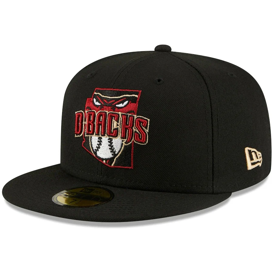 New Era Black Arizona Diamondbacks Local II 59FIFTY Fitted Hat - Image 5