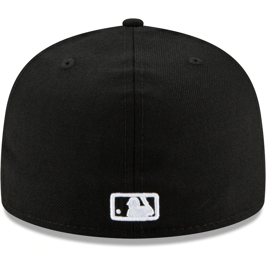 New Era Black Arizona Diamondbacks Upside Down Logo 59FIFTY Fitted Hat - Image 4
