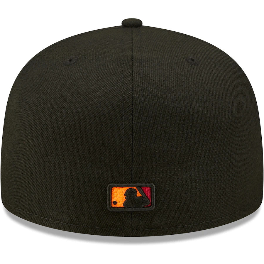 New Era Black Boston Red Sox Neon Fill 59FIFTY Fitted Hat - Image 4