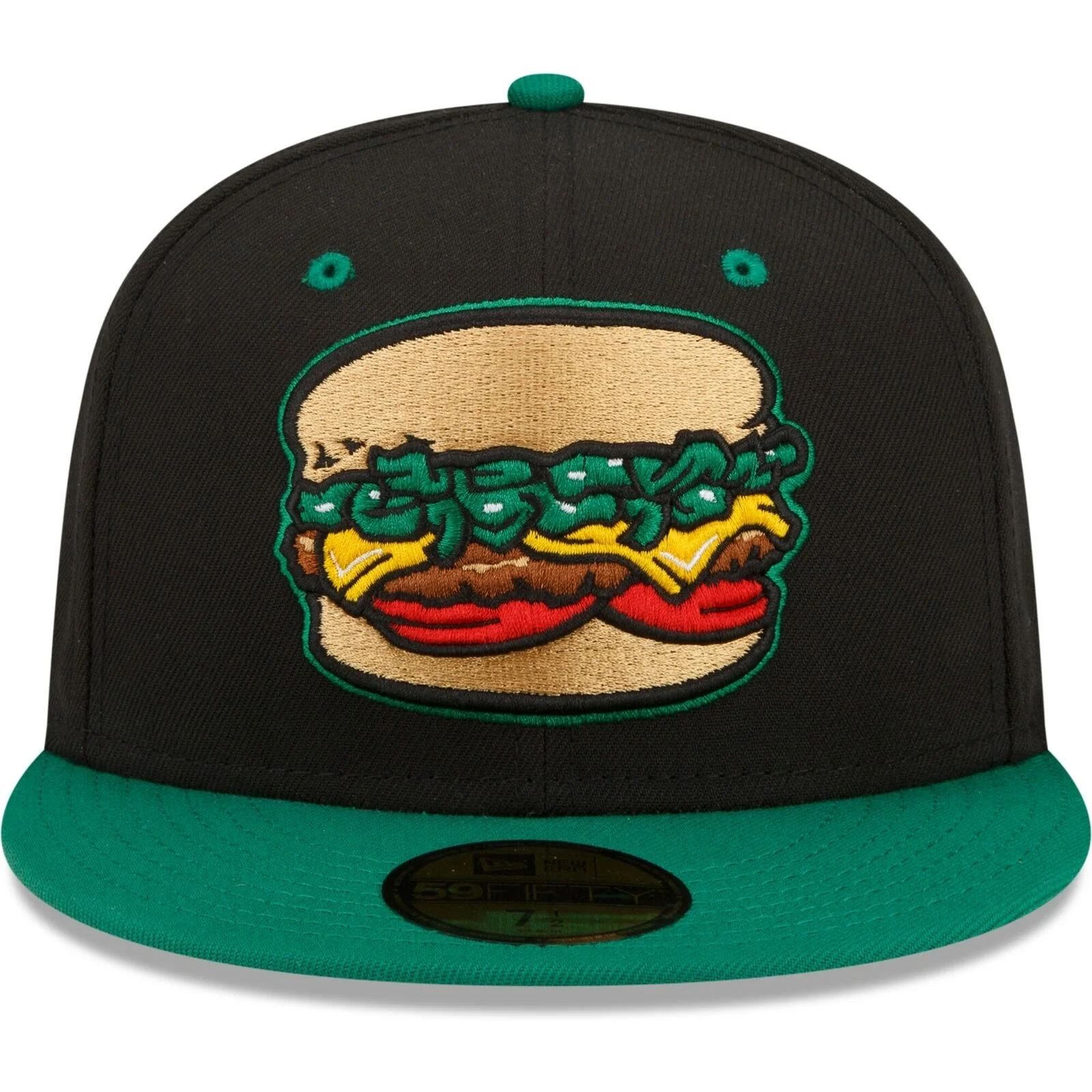 New Era Black/Green Albuquerque Isotopes Theme Night 59FIFTY Fitted Hat - Image 5