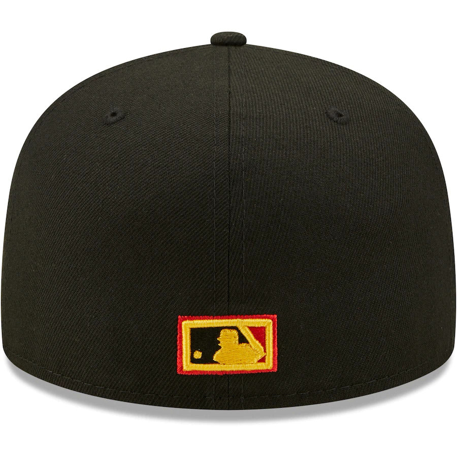 New Era Black Montreal Expos Olympic Stadium Gold Undervisor 59FIFTY Fitted Hat - Image 4