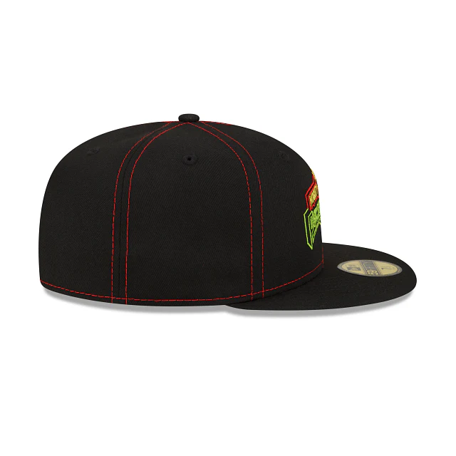 New Era Black/Red & Neon Power Rangers 2022 59FIFTY Fitted Hat - Image 4