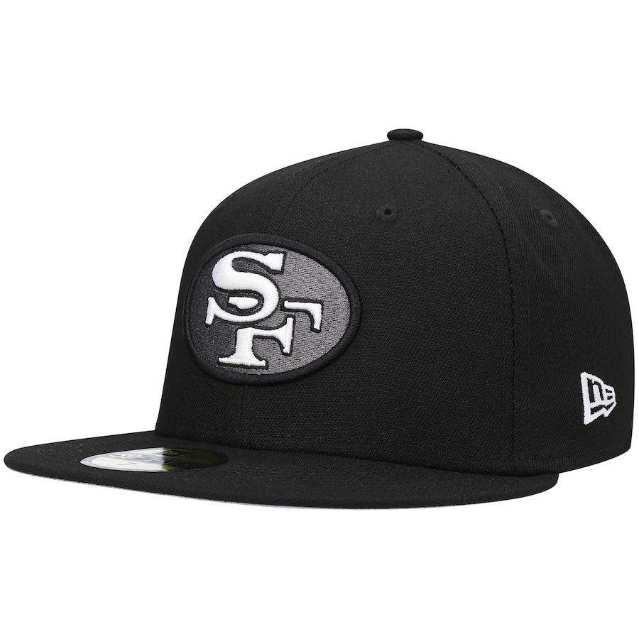 New Era Black San Francisco 49ers Super Bowl XXIV Patch 59FIFTY Fitted Hat - Image 4