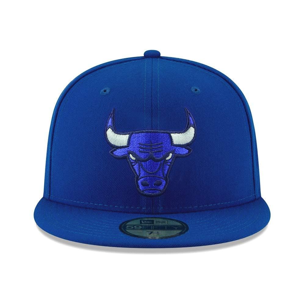 New Era Blue Chicago Bulls 59FIFTY Fitted Hat - Image 3