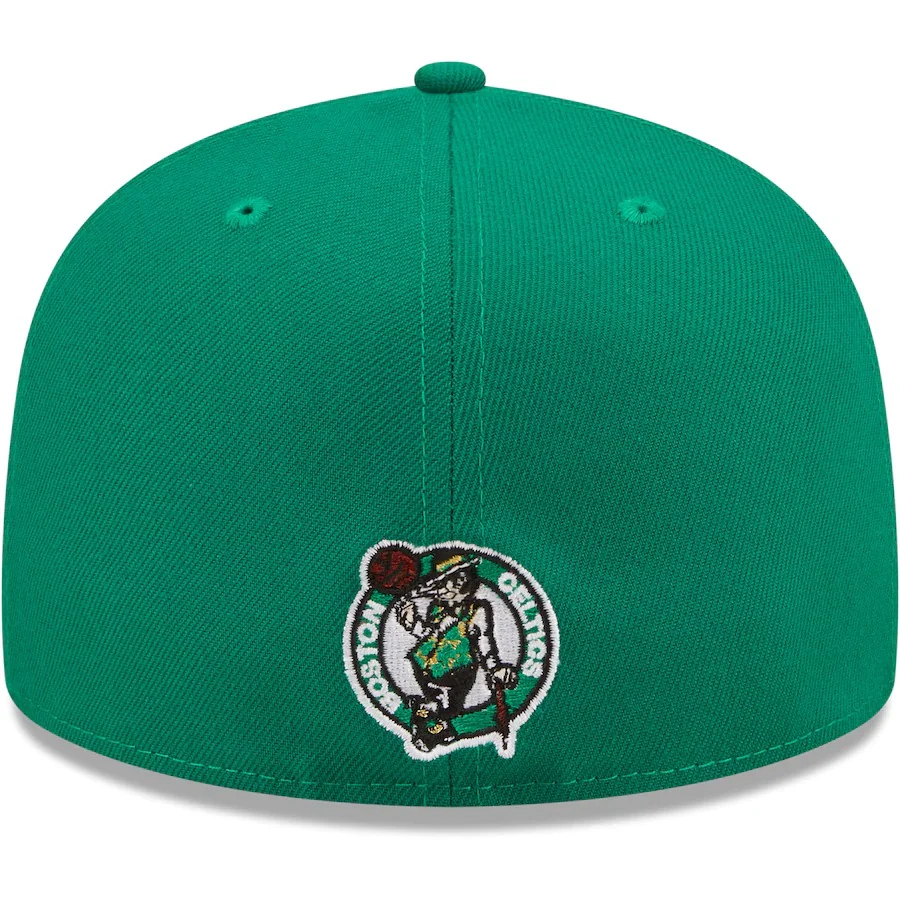 New Era Boston Celtics Kelly Green Splatter 59FIFTY Fitted Hat - Image 3