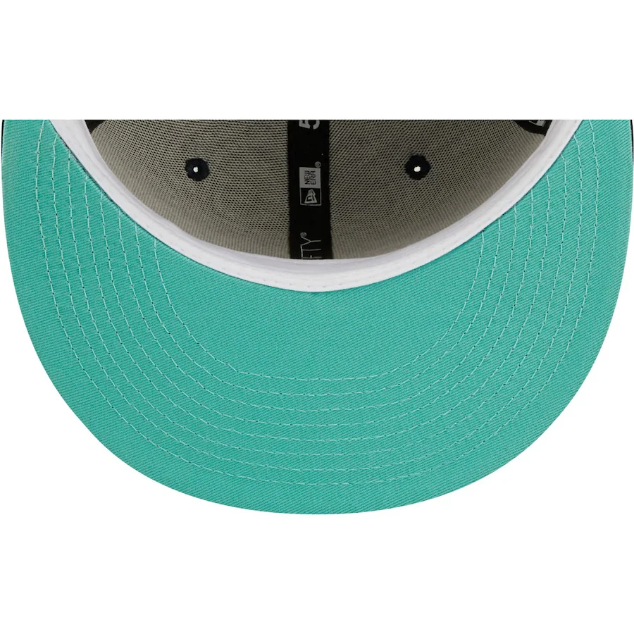 New Era Boston Celtics Navy/Mint 59FIFTY Fitted Hat - Image 2