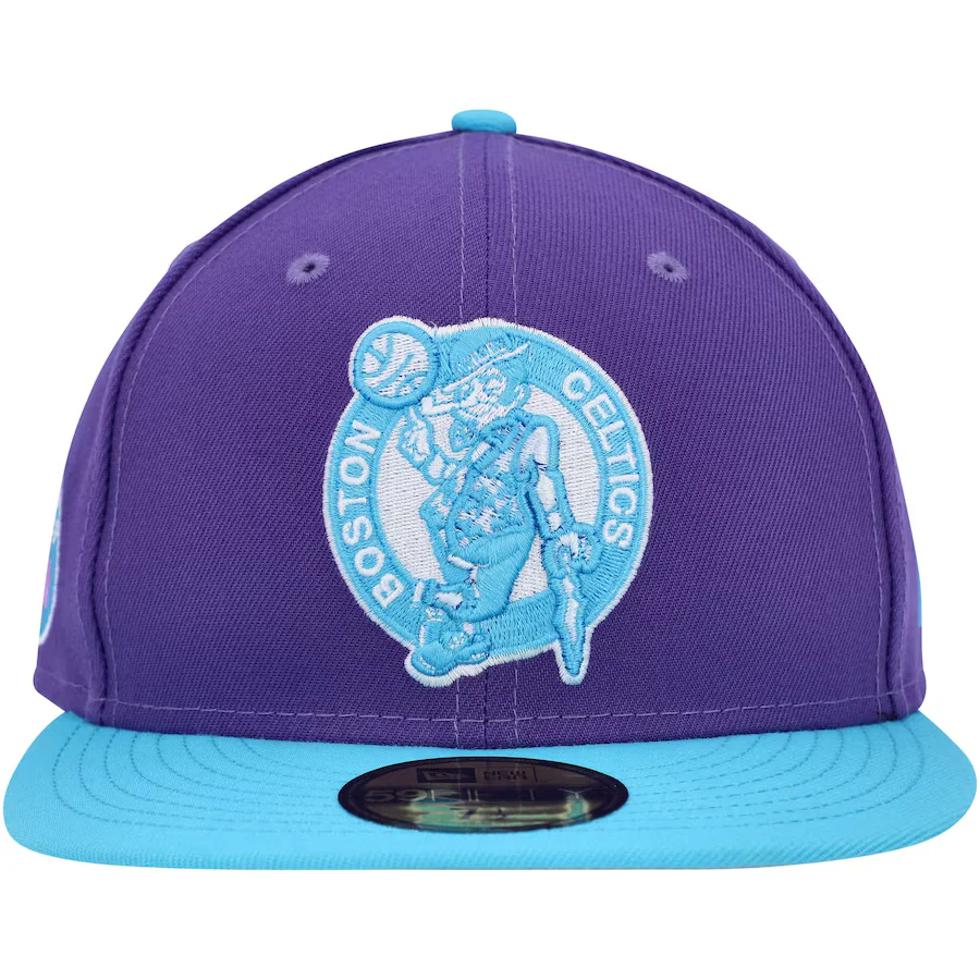 New Era Boston Celtics Purple Vice 2023 59FIFTY Fitted Hat - Image 5