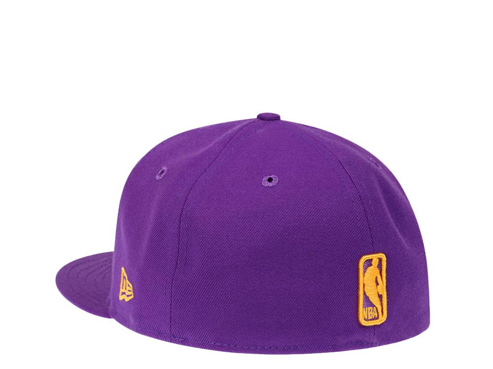 New Era Boston Celtics Purple/Gold 59FIFTY Fitted Hat - Image 2