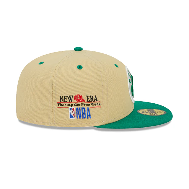 New Era Boston Celtics Tan '59FIFTY Day' 2023 59FIFTY Fitted Hat - Image 4