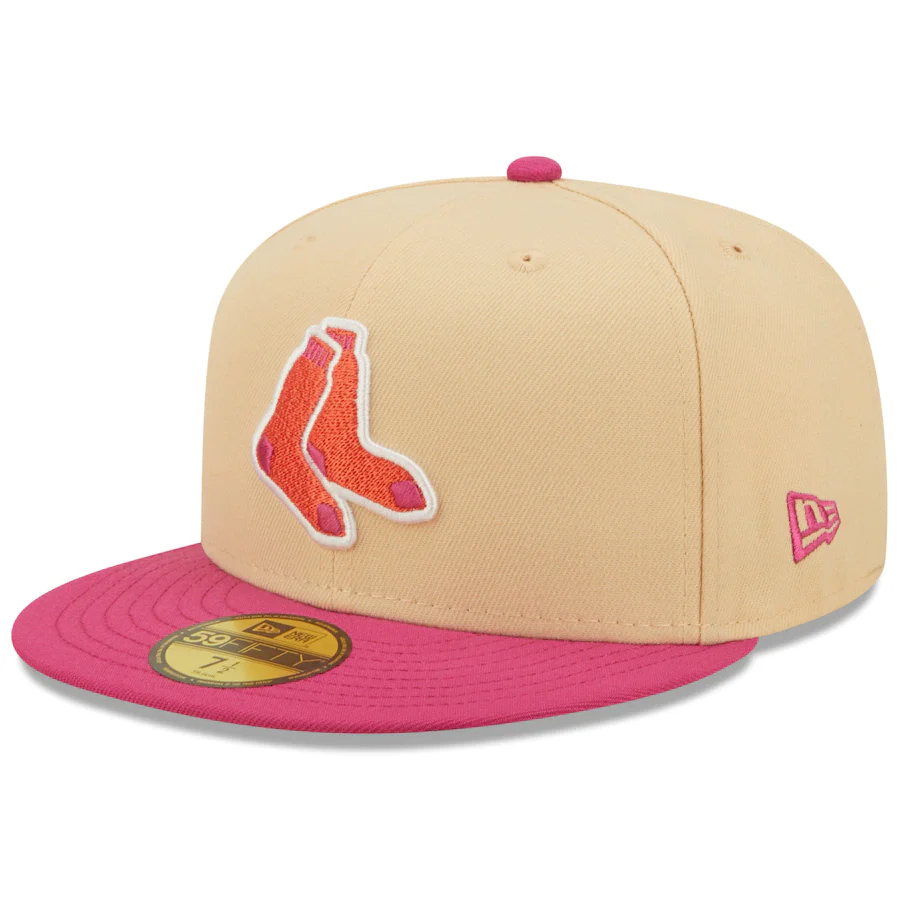 New Era Boston Red Sox 2004 World Series Mango Passion 59FIFTY Fitted Hat - Image 4