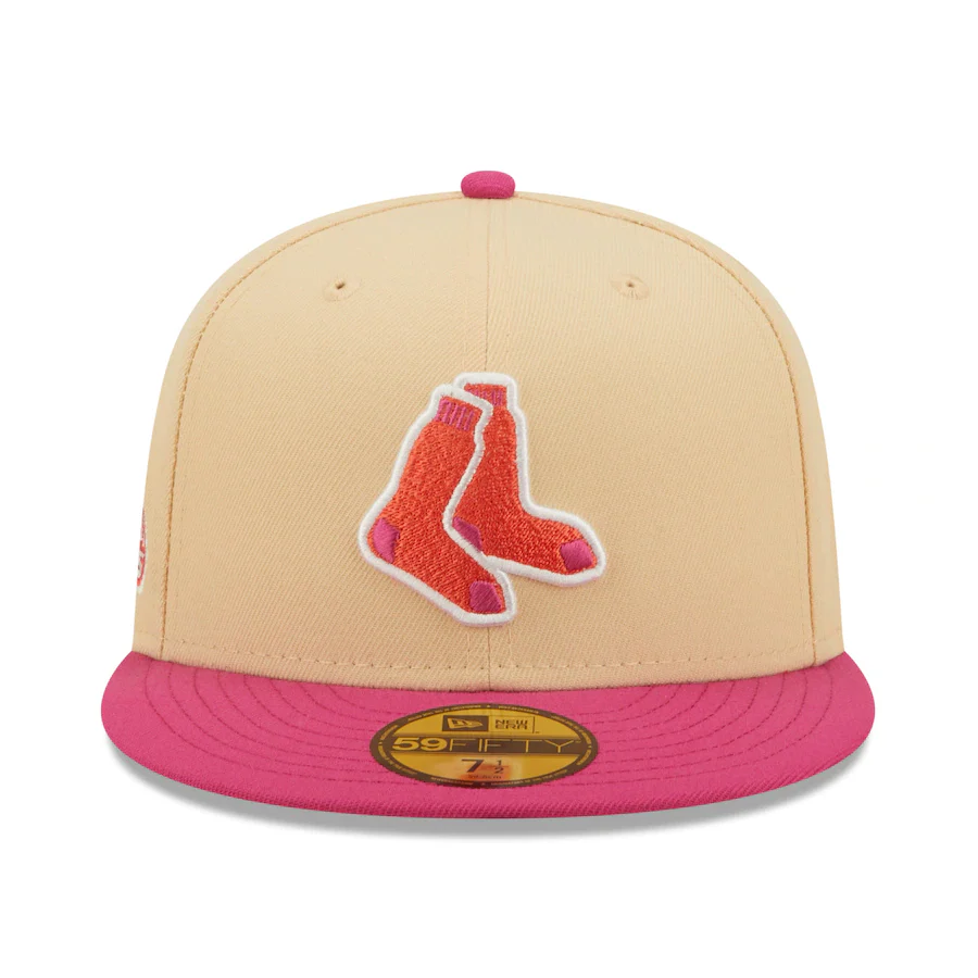 New Era Boston Red Sox 2004 World Series Mango Passion 59FIFTY Fitted Hat - Image 5