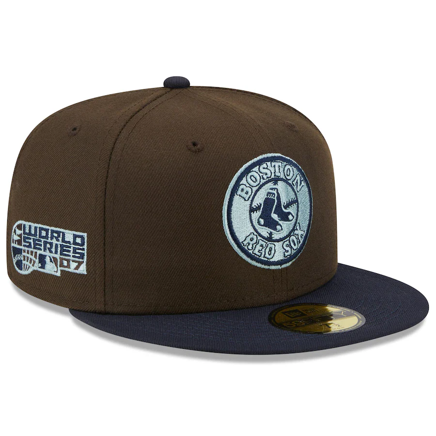 New Era Boston Red Sox 2007 World Series Walnut 59FIFTY Fitted Hat