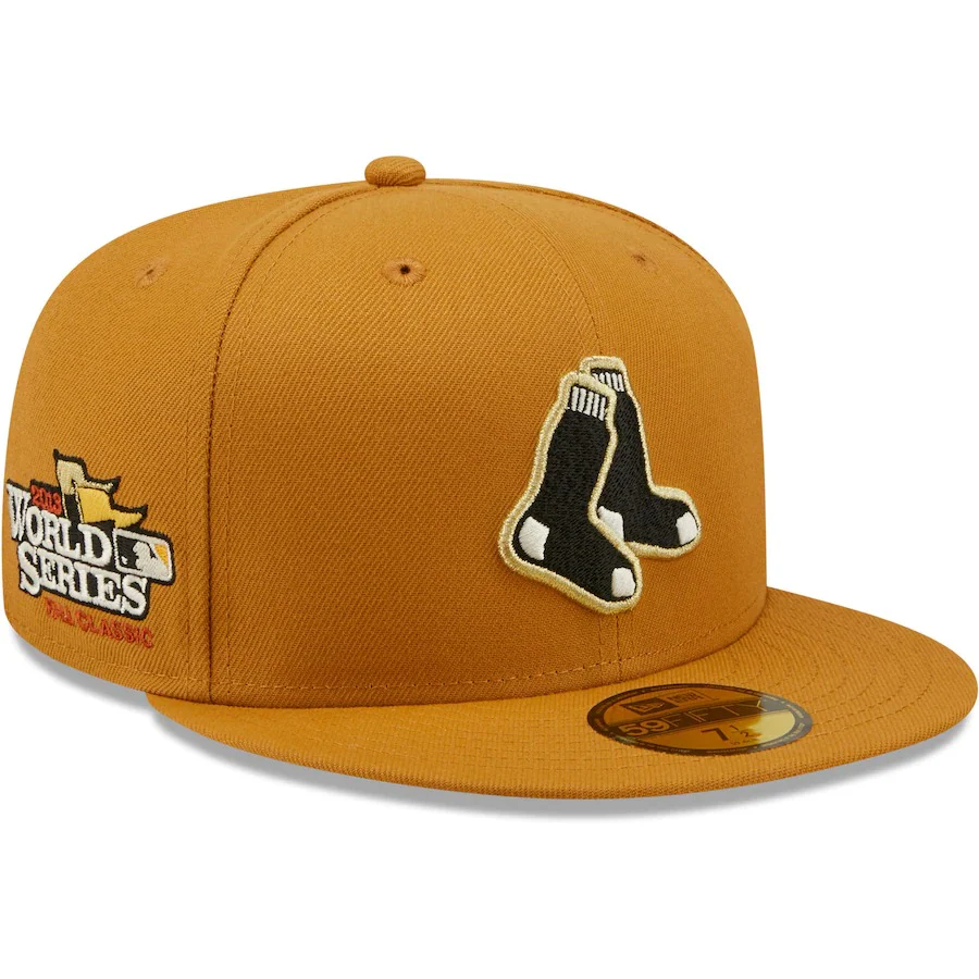 New Era Boston Red Sox 2013 World Series Timbs 59FIFTY Fitted Hat