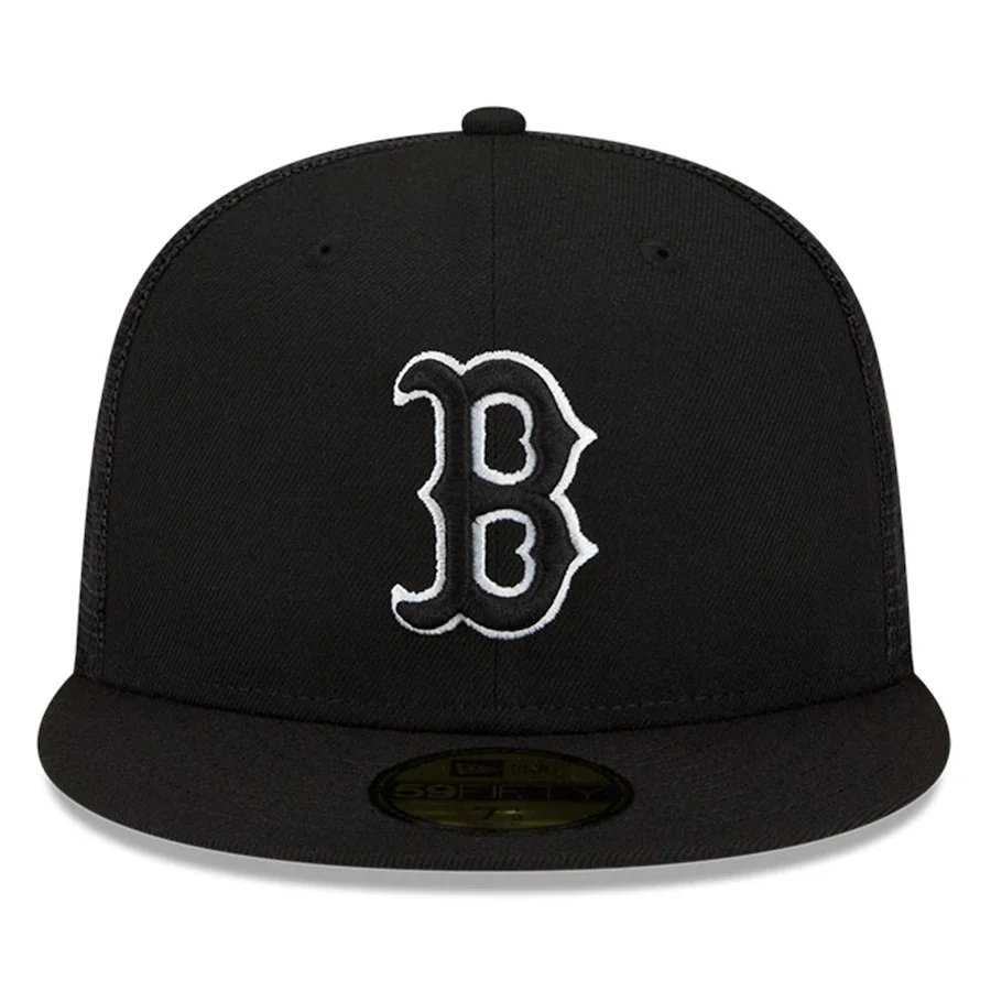 New Era Boston Red Sox Black 2022 Batting Practice 59FIFTY Fitted Hat - Image 5